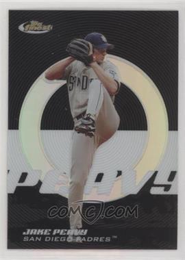 2005 Topps Finest - [Base] - Black Refractor #55 - Jake Peavy /99