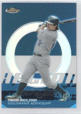 2005 Topps Finest - [Base] - Blue Refractor #137 - Todd Helton /299