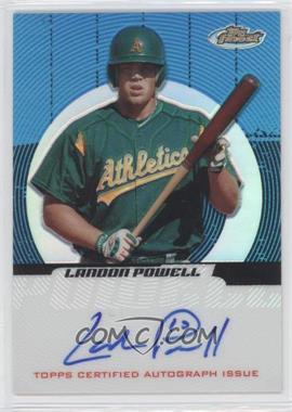 2005 Topps Finest - [Base] - Blue Refractor #149 - Autographs - Landon Powell /299