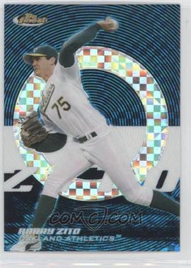 2005 Topps Finest - [Base] - Blue X-Fractor #123 - Barry Zito /150