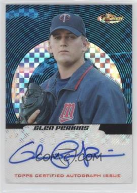 2005 Topps Finest - [Base] - Blue X-Fractor #143 - Autographs - Glen Perkins /150