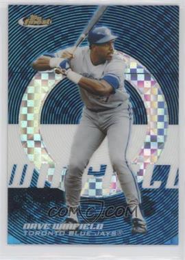 2005 Topps Finest - [Base] - Blue X-Fractor #161 - Dave Winfield /150