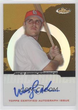 2005 Topps Finest - [Base] - Gold Refractor #146 - Autographs - Wes Swackhamer /49