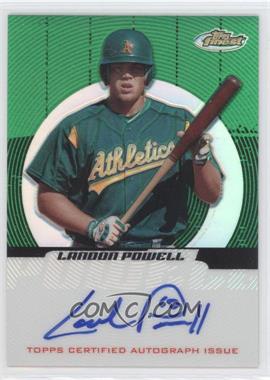 2005 Topps Finest - [Base] - Green Refractor #149 - Autographs - Landon Powell /199