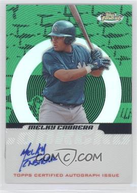 2005 Topps Finest - [Base] - Green Refractor #156 - Autographs - Melky Cabrera /199