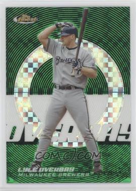 2005 Topps Finest - [Base] - Green X-Fractor #72 - Lyle Overbay /50