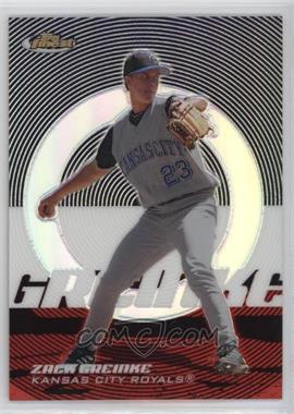 2005 Topps Finest - [Base] - Refractor #64 - Zack Greinke /399