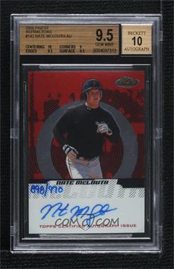 2005 Topps Finest - [Base] #142 - Autographs - Nate McLouth /970 [BGS 9.5 GEM MINT]