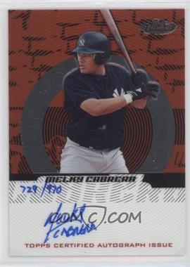 2005 Topps Finest - [Base] #156 - Autographs - Melky Cabrera /970