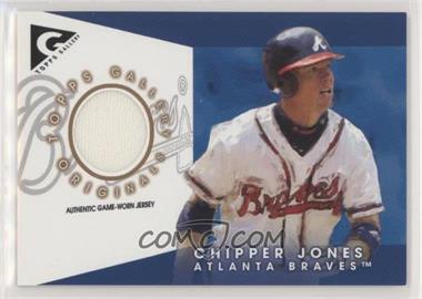 2005 Topps Gallery - Originals Relics #GO-CJ - Chipper Jones