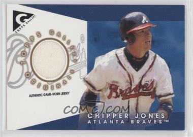 2005 Topps Gallery - Originals Relics #GO-CJ - Chipper Jones