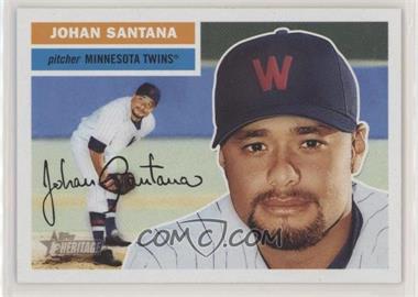 2005 Topps Heritage - [Base] #296.2 - Johan Santana (W on Cap)