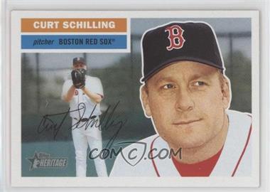 2005 Topps Heritage - [Base] #389.2 - Curt Schilling (Face Behind Glove in Background)
