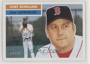 2005 Topps Heritage - [Base] #389.2 - Curt Schilling (Face Behind Glove in Background)