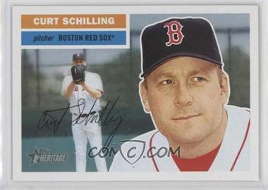 2005 Topps Heritage - [Base] #389.2 - Curt Schilling (Face Behind Glove in Background)