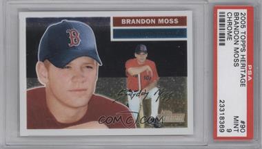 2005 Topps Heritage - Chrome #THC90 - Brandon Moss /1956 [PSA 9 MINT]