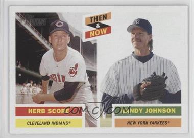 2005 Topps Heritage - Then & Now #TN5 - Herb Score, Randy Johnson