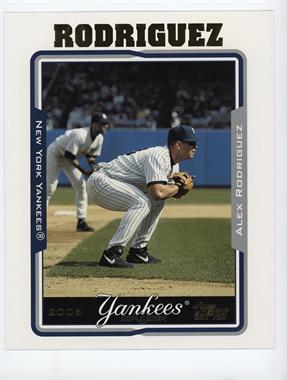 2005 Topps New York Yankees XXL - [Base] #1 - Alex Rodriguez