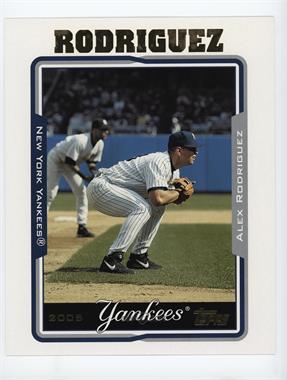 2005 Topps New York Yankees XXL - [Base] #1 - Alex Rodriguez