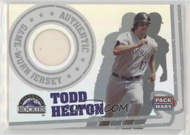 2005 Topps Pack Wars - Relics #PWR-TH - Todd Helton