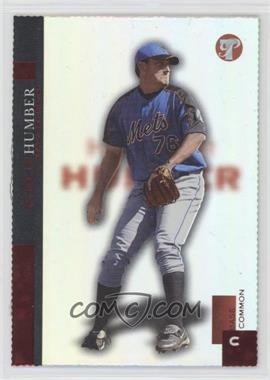 2005 Topps Pristine - [Base] - Die-Cut #105 - Base Common - Philip Humber /66