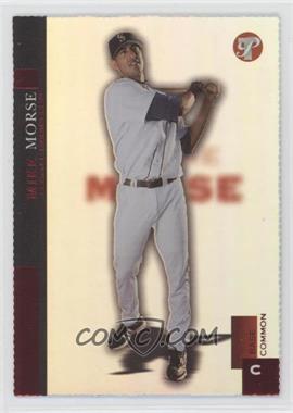 2005 Topps Pristine - [Base] - Die-Cut #125 - Base Common - Mike Morse /66