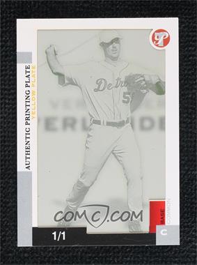 2005 Topps Pristine - [Base] - Printing Plate Yellow #101 - Base Common - Justin Verlander /1