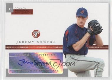 2005 Topps Pristine - Personal Endorsements Common #PEC-JS - Jeremy Sowers /497