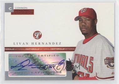 2005 Topps Pristine - Personal Endorsements Common #PEC-LH - Livan Hernandez /497