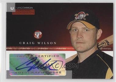 2005 Topps Pristine - Personal Endorsements Uncommon #PEU-CW - Craig Wilson /247