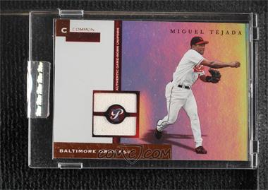 2005 Topps Pristine - Personal Pieces Common Relics - Uncirculated #PPC-MT - Miguel Tejada /3 [Uncirculated]