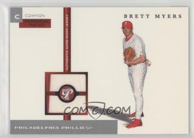 2005 Topps Pristine - Personal Pieces Common Relics #PPC-BM - Brett Myers /425