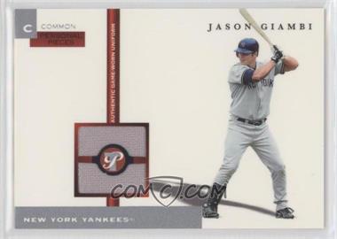 2005 Topps Pristine - Personal Pieces Common Relics #PPC-JG - Jason Giambi /425