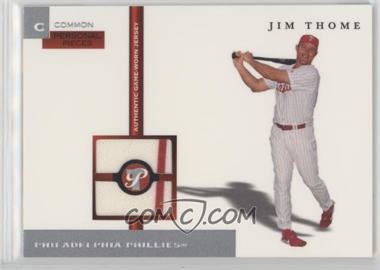 2005 Topps Pristine - Personal Pieces Common Relics #PPC-JT - Jim Thome /425