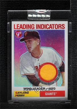 2005 Topps Pristine Legends - Leading Indicators Relics - Refractor #LI-GP - Gaylord Perry /25 [Uncirculated]