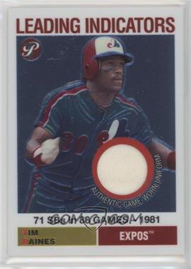 2005 Topps Pristine Legends - Leading Indicators Relics #LI-TR - Tim Raines