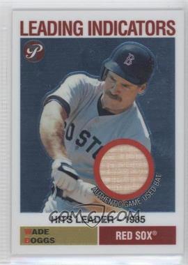 2005 Topps Pristine Legends - Leading Indicators Relics #LI-WB - Wade Boggs