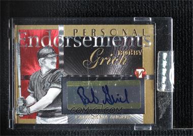 2005 Topps Pristine Legends - Personal Endorsements - Gold #PEA-BG - Bobby Grich /25 [Uncirculated]