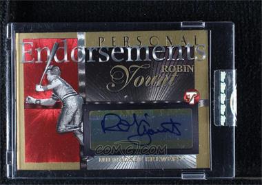 2005 Topps Pristine Legends - Personal Endorsements - Gold #PEA-RY - Robin Yount /25 [Uncirculated]