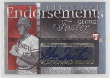 2005 Topps Pristine Legends - Personal Endorsements #PEA-GF - George Foster