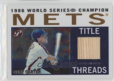 2005 Topps Pristine Legends - Title Threads Relics #TT-GC - Gary Carter