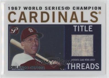 2005 Topps Pristine Legends - Title Threads Relics #TT-OC - Orlando Cepeda