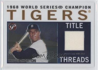 2005 Topps Pristine Legends - Title Threads Relics #TT-WH - Willie Horton