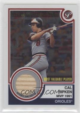 2005 Topps Pristine Legends - Valuable Performance Relics #VP-CR - Cal Ripken Jr.