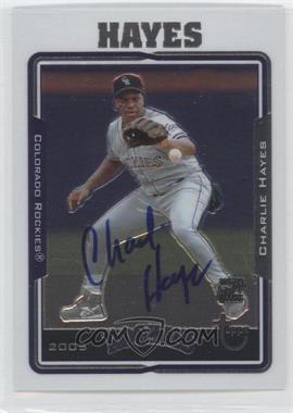 2005 Topps Retired Signature Edition - Autographs #TA-CDH - Charlie Hayes