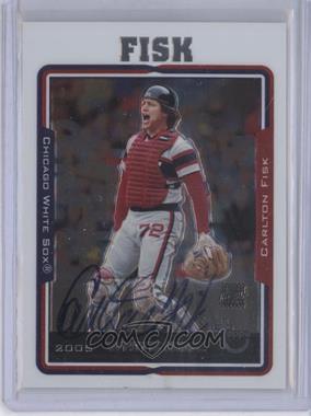 2005 Topps Retired Signature Edition - Autographs #TA-CF - Carlton Fisk