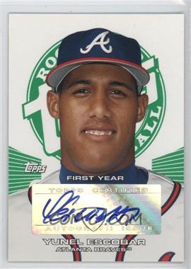 2005 Topps Rookie Cup - [Base] - Green #154 - Yunel Escobar /99