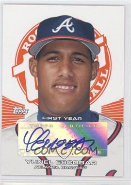 2005 Topps Rookie Cup - [Base] - Orange #154 - Yunel Escobar /299