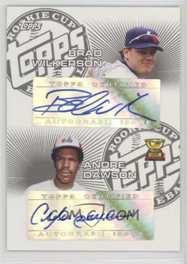 2005 Topps Rookie Cup - Dual Autograph #DRC-WD - Brad Wilkerson, Andre Dawson
