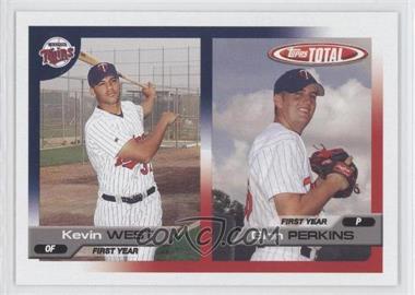 2005 Topps Total - [Base] #750 - Kevin West, Glen Perkins